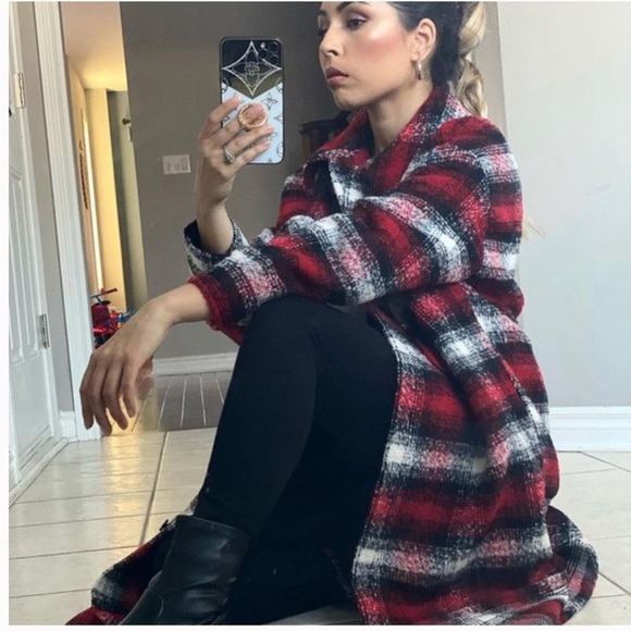 Zara long plaid overshirt - Picture 3 of 13